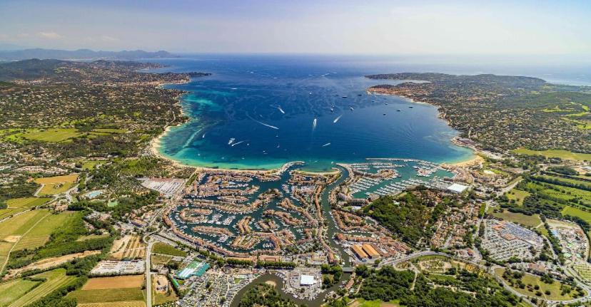 2 Bedrooms, 15 Min Walk To Beach, Ac, Pool & Fiber Internet In A Quiet, Private Gated Domain 5Kms To St Tropez Коголин Экстерьер фото